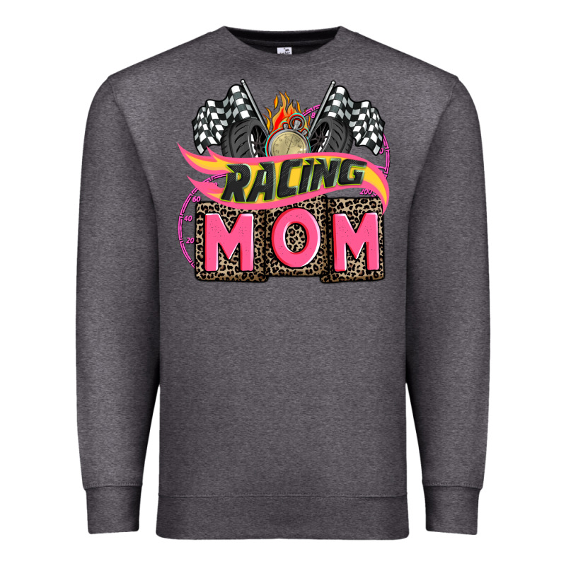 Racing Mom With Racing Oto Equipment Premium Sweatshirt by AdoDesignShop | Teevron