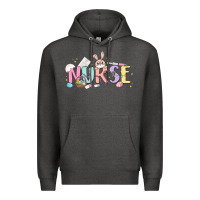Charcoal Heather easter nurse Premium Hoodie - MaliasSmallBusiness