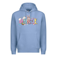 Colony Blue easter nurse Premium Hoodie - MaliasSmallBusiness