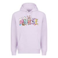 Lilac easter nurse Premium Hoodie - MaliasSmallBusiness