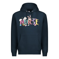 Navy easter nurse Premium Hoodie - MaliasSmallBusiness