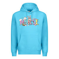 Ocean Blue easter nurse Premium Hoodie - MaliasSmallBusiness