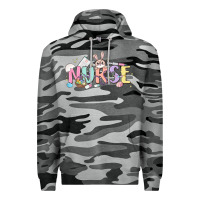 Slate Camo easter nurse Premium Hoodie - MaliasSmallBusiness