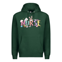 Sports Green easter nurse Premium Hoodie - MaliasSmallBusiness