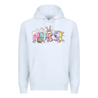 White easter nurse Premium Hoodie - MaliasSmallBusiness