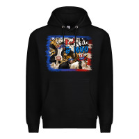 Black Red White Moo Heifers Premium Hoodie - RanaPortraitStore