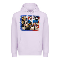 Lilac Red White Moo Heifers Premium Hoodie - RanaPortraitStore