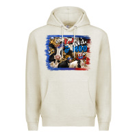 Oatmeal Heather Red White Moo Heifers Premium Hoodie - RanaPortraitStore