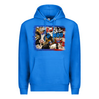 True Royal Red White Moo Heifers Premium Hoodie - RanaPortraitStore