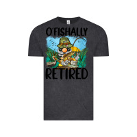 Vintage Black o' fishally retired Vintage Tee - BarkalooDesign