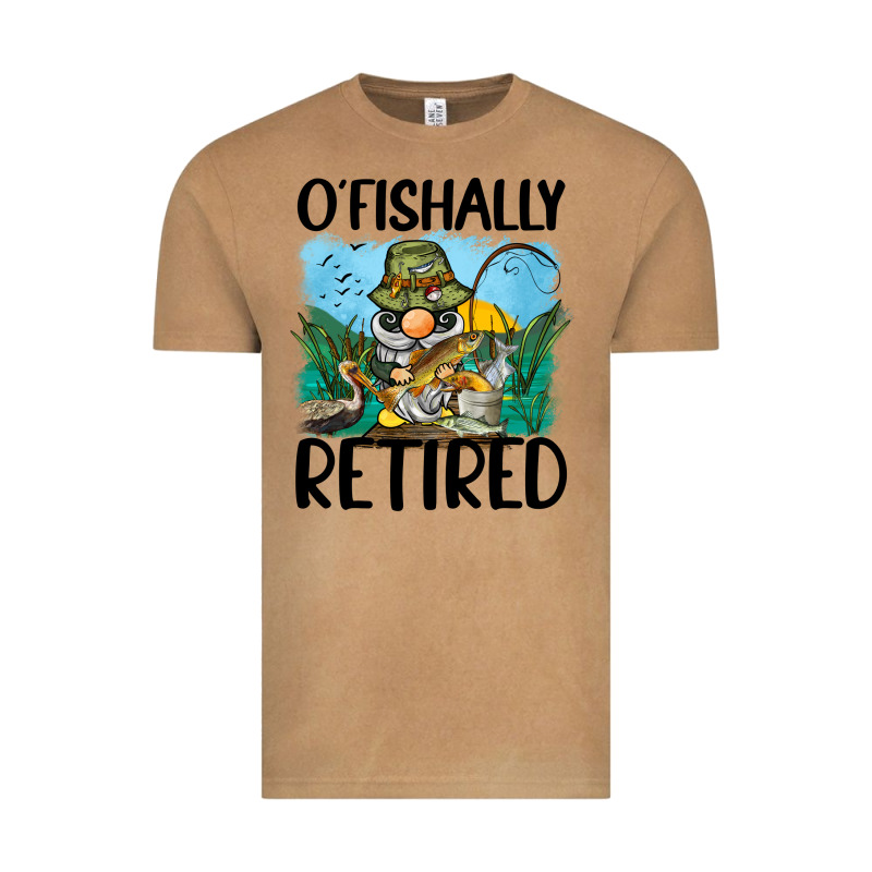 O' Fishally Retired Vintage Tee by BarkalooDesign | Teevron