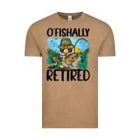 Vintage Coffee o' fishally retired Vintage Tee - BarkalooDesign
