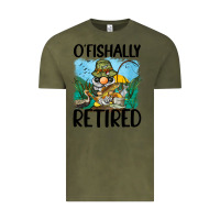 Vintage Olive o' fishally retired Vintage Tee - BarkalooDesign