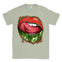 Matcha watermelon lips with leopard Classic Tee - texasbilliewilder