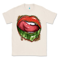 Natural watermelon lips with leopard Classic Tee - texasbilliewilder