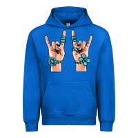 Cobalt gemstone rock hand Urban Hoodie - MaliasSmallBusiness