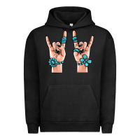 Gemstone Rock Hand Urban Hoodie | Teevron