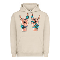 Pigment French Oak gemstone rock hand Urban Hoodie - MaliasSmallBusiness