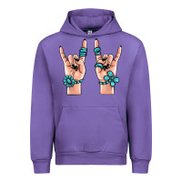 Tulip gemstone rock hand Urban Hoodie - MaliasSmallBusiness