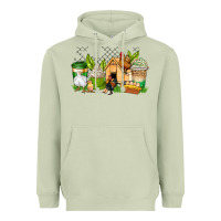Matcha chicken coffee cups Heavyweight Hoodie - AdoDesignShop