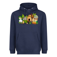 Navy chicken coffee cups Heavyweight Hoodie - AdoDesignShop