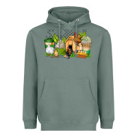 Sage chicken coffee cups Heavyweight Hoodie - AdoDesignShop