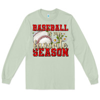 Matcha baseball is my favorite season Long Sleeve Tee - texasbilliewilder
