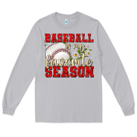 Moon Dust baseball is my favorite season Long Sleeve Tee - texasbilliewilder