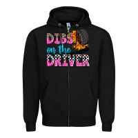 Black dibs on the driver Zipper Hoodie - Zillion Design Studio