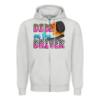 Dove Grey dibs on the driver Zipper Hoodie - Zillion Design Studio