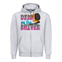 Heather Grey dibs on the driver Zipper Hoodie - Zillion Design Studio