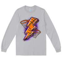Moon Dust basketball lightning bolt Long Sleeve Tee - Zillion Design Studio