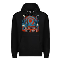 Black dream' in red white and blue Premium Hoodie - MaliasSmallBusiness