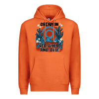 Carrot dream' in red white and blue Premium Hoodie - MaliasSmallBusiness