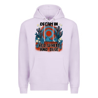 Lilac dream' in red white and blue Premium Hoodie - MaliasSmallBusiness