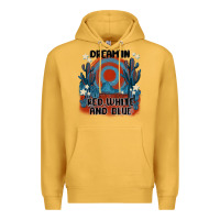 Mustard dream' in red white and blue Premium Hoodie - MaliasSmallBusiness