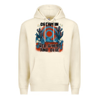 Sandshell dream' in red white and blue Premium Hoodie - MaliasSmallBusiness