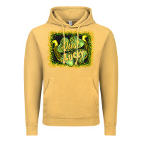 Vintage Mustard just lucky Vintage Hoodie - AdoDesignShop