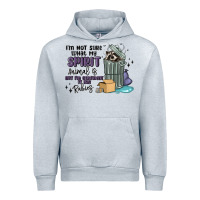 Heather Grey spirit animal raccoon Urban Hoodie - MaliasSmallBusiness