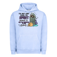Pigment Grape Ice spirit animal raccoon Urban Hoodie - MaliasSmallBusiness