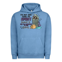 Pigment Pebble Blue spirit animal raccoon Urban Hoodie - MaliasSmallBusiness