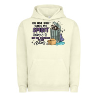 Pigment Pistachio spirit animal raccoon Urban Hoodie - MaliasSmallBusiness