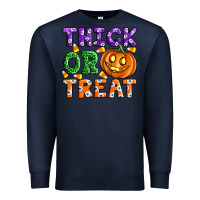 Navy Thick Or Treat Premium Sweatshirt - Artiststas