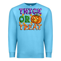 Ocean Blue Thick Or Treat Premium Sweatshirt - Artiststas