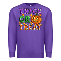 Purple Thick Or Treat Premium Sweatshirt - Artiststas