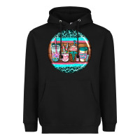 Black nurse car coasters Heavyweight Hoodie - AdoDesignShop