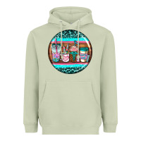 Matcha nurse car coasters Heavyweight Hoodie - AdoDesignShop