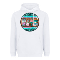 White nurse car coasters Heavyweight Hoodie - AdoDesignShop