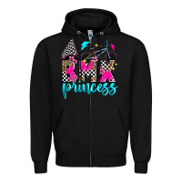 Black bmx princess Zipper Hoodie - Zillion Design Studio