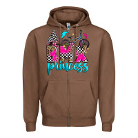 Chestnut bmx princess Zipper Hoodie - Zillion Design Studio